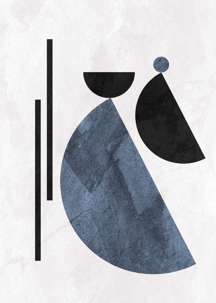 geometric abstract art, marbling, colorful