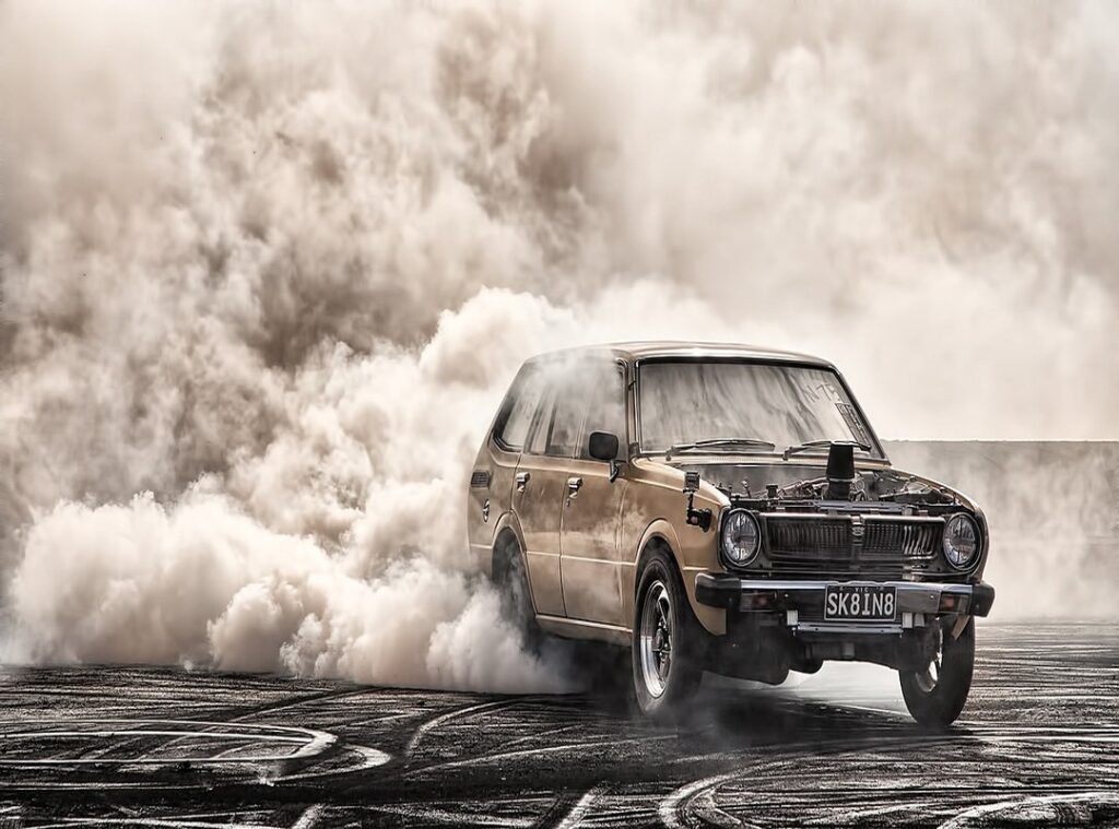 luxifer burnout car wallpaper