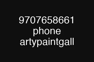 9707658661 phone artypaintgall