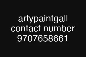 artypaintgall contact number 9707658661